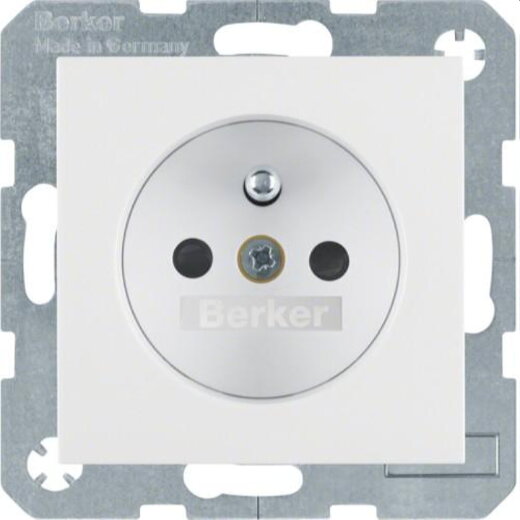 Berker Steckdose M36765761909 polarweiss matt