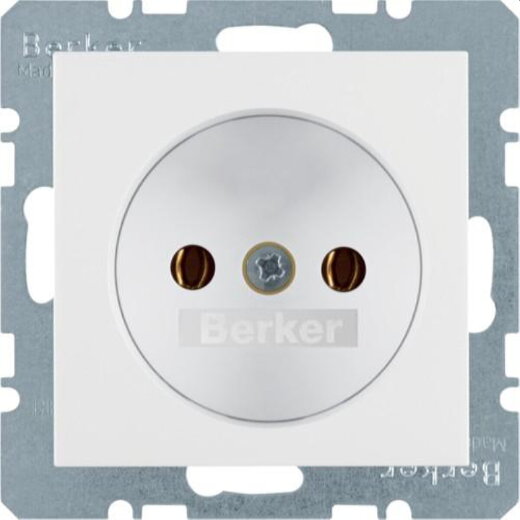 Berker Steckdose M36167157009 polarweiss glaenzend