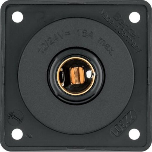 Berker Steckdose M39451705 12V schwarz matt