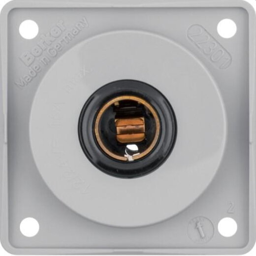 Berker Steckdose M3945172507 grau glaenzend