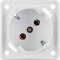 Berker SCHUKO-Steckdose M3841852522 45Grad polarweiss matt