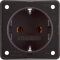 Berker SCHUKO-Steckdose M3947782501 braun matt