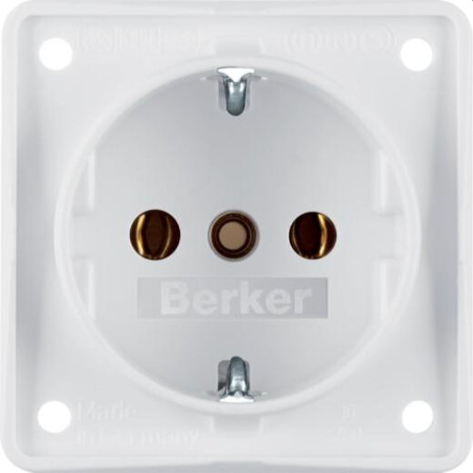 Berker SCHUKO-Steckdose M3941852502 polarweiss matt