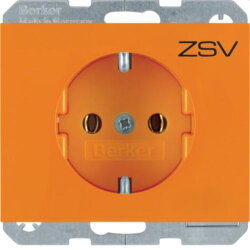 Berker SCHUKO-Steckdose M347157014 orange glaenzend