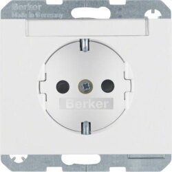 Berker SCHUKO-Steckdose M347387009 polarweiss glaenzend