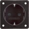 Berker SCHUKO-Steckdose M3947792501 braun matt