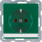Berker SCHUKO-Steckdose M347506003 gruen samt