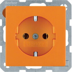 Berker SCHUKO-Steckdose M347436014 orange samt