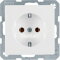 Berker SCHUKO-Steckdose M347436089 polarweiss samt