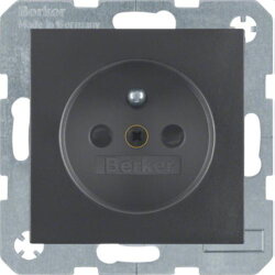 Berker Steckdose M36768761606 anthrazit matt