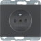 Berker Steckdose M36768757006 anthrazit matt