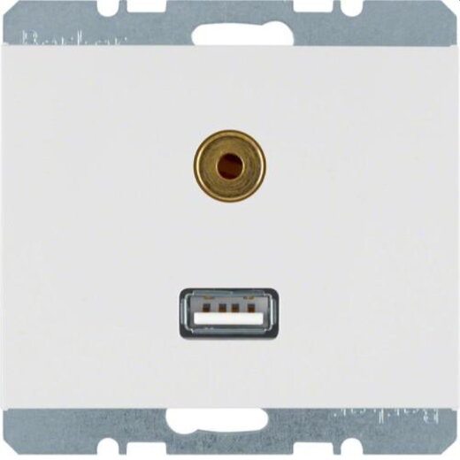 Berker Steckdose M33315397009 K1 polarweiss glaenzend