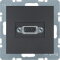 Berker Steckdose M33315411606 anthrazit matt