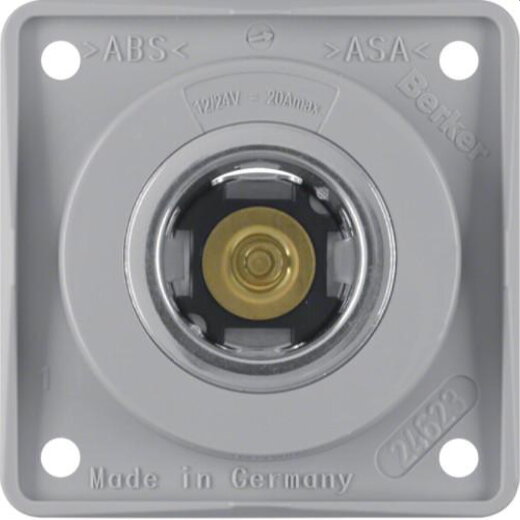 Berker Steckdose M3845712507 12V grau glaenzend