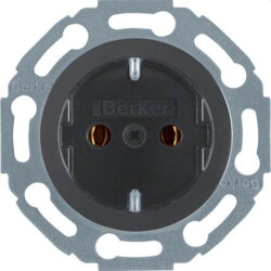 Berker SCHUKO-Steckdose M3474521 Palazzo schwarz