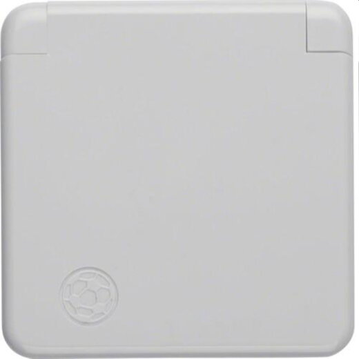 Berker SCHUKO-Steckdose M34211 IP44 grau