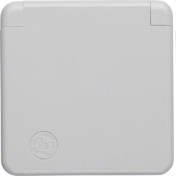 Berker SCHUKO-Steckdose M34211 IP44 grau