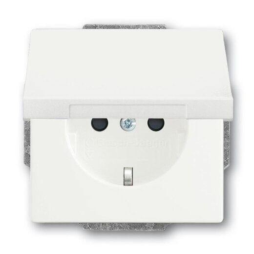 Busch-Jaeger 20 EUK-884 Klappdeckel SCHUKO-Steckdose