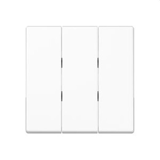 Jung Wippe 3fach, Thermoplast, Serie A, alpinweiß A593BFWW