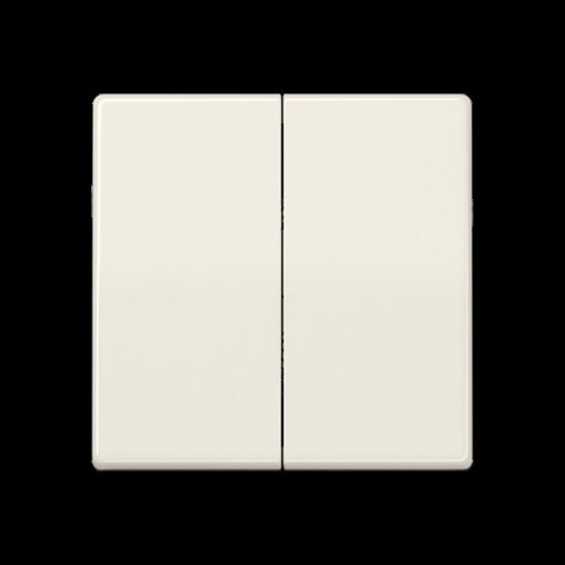 Jung LB-Management Taster 2fach, Duroplast, Serie AS, weiß AS1702