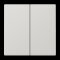 Jung LB-Management Taster 2fach, Duroplast, Serie LS, lichtgrau LS1702LG