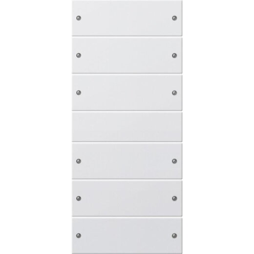 Gira Wippenset 218627 6fach System 55 reinweiss matt 218627