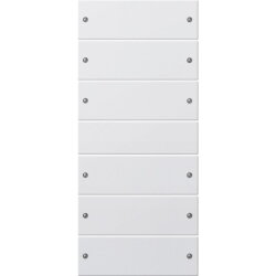 Gira Wippenset 218627 6fach System 55 reinweiss matt 218627