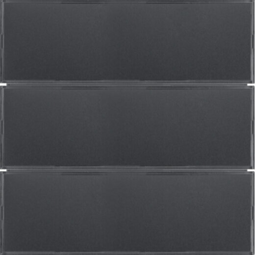 Berker Tastsensor 3fach Komfort S/B anthrazit/alu 80163785