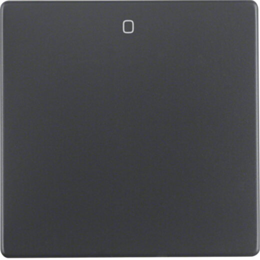 Berker Wippe 16226086 Aufdruck 0 anthrazit samt 16226086