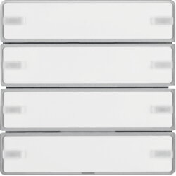 Berker Tastsensor 4fach Komfort KNX Q.x alu samt lackiert...