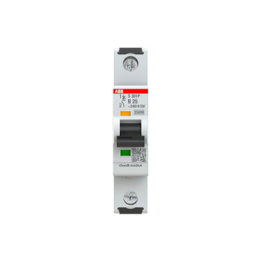 ABB Stotz-Kontakt Sicherungsautomat S301P-B25 B25kA 25A 1P