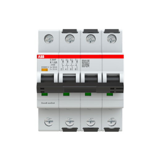 ABB Stotz-Kontakt Sicherungsautomat S304P-K1,6 K25kA 1,6A 4P