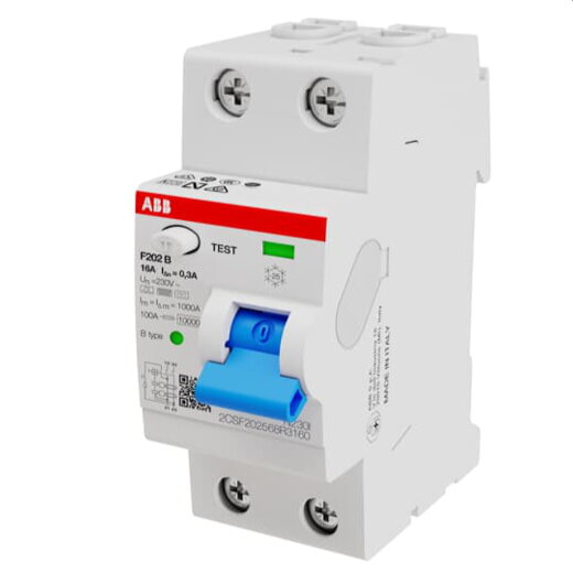 ABB Stotz-Kontakt FI-Schutzschalter F202B-16/0,3 2P B16A 300mA 3kA 2TE