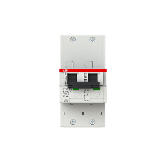 ABB Stotz-Kontakt Leitungsschutzschalter S752DR-K 100 25kA K100A 2P