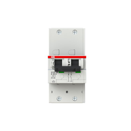 ABB Stotz-Kontakt Leitungsschutzschalter S752DR-K 80 25kA K80A 2P