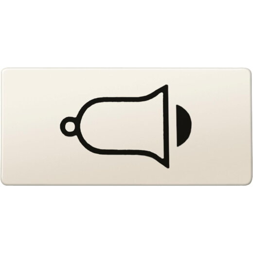 Merten Symbol 395800 rechteckig weiss/Klingel