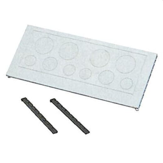 ABB Striebel & John MEP34M Flansch 320, mit Vorprägungen 1xM50/40+2xM32/25+4xM25/20