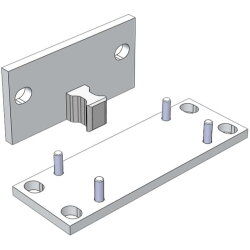 ABB Stotz-Kontakt Beschlagsatz DALTON BRACKET 1