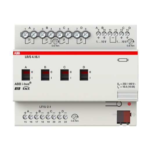 ABB Stotz-Kontakt Lichtregler LR/S4x16x1 4fach 1-10V REG