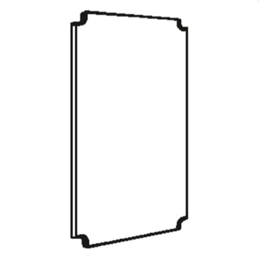ABB Striebel & John EHM400 Montageplatte Gr. 00 790x370x5 Gr.00, Isolierstoff mit Befestigung