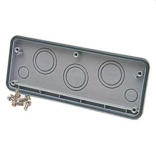 ABB Striebel & John AFK304M Flansch 300mm, 13x20/16 RAL7035, metrische Vorprägungen