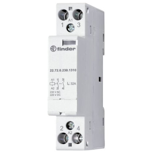 Finder Installationsschütz 1 Schließer 1 Öffner 32A Spule 24V