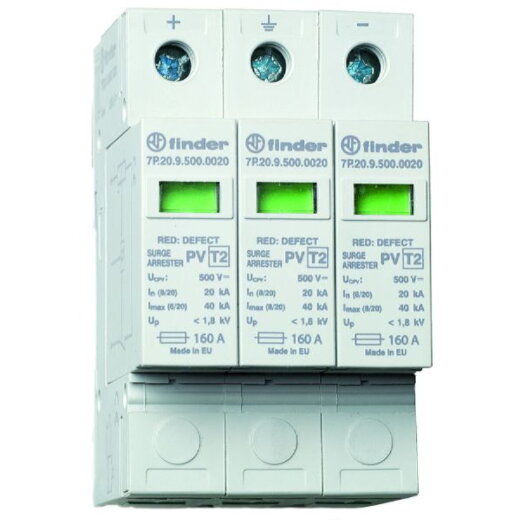 Finder SPD Überspannungsableiter 7P.23.9.000.1015 Typ 2 3ph. Varistoren.