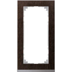 Merten Rahmen MEG4025-3671 2fach wenge/aluminium