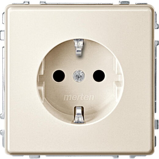 Merten Steckdose SCHUKO MEG2300-7244 weiss AQUADESIGN