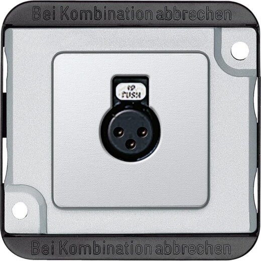 Merten Audio-Steckbuchse 460860 mattsilber PANZER