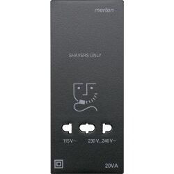 Merten Zentralplatte 213514 anthrazit System M