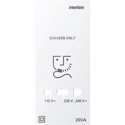 Merten Zentralplatte 213519 polarweiss System M