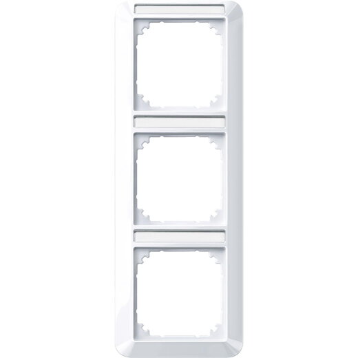 Merten Rahmen 385325 3fach senkr. aktivweiss glänzend