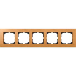 Merten Holzrahmen MEG4055-3470 5fach buche